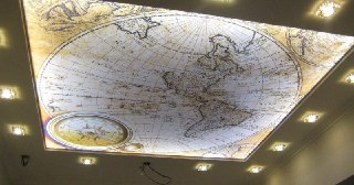 Натяжной потолок с фотопечатью Малоярославец, цена от 6390 руб.