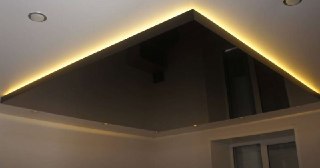 Натяжной потолок с подсветкой Малоярославец, цена от 2162 руб.