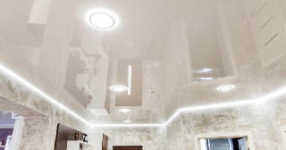 Натяжной ПВХ потолок Малоярославец, цена от 2162 руб.